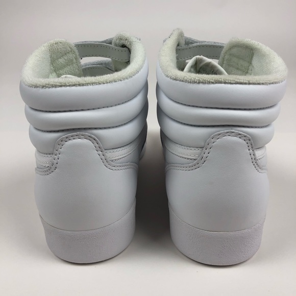 Reebok Classics Freestyle Hi White Retro Shoe 2-70 - Picture 6 of 8